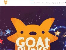 Tablet Screenshot of goatpunks.com